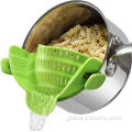 Kitchen Vegetable Strainer Kitchen silicone strainer clips Supplier